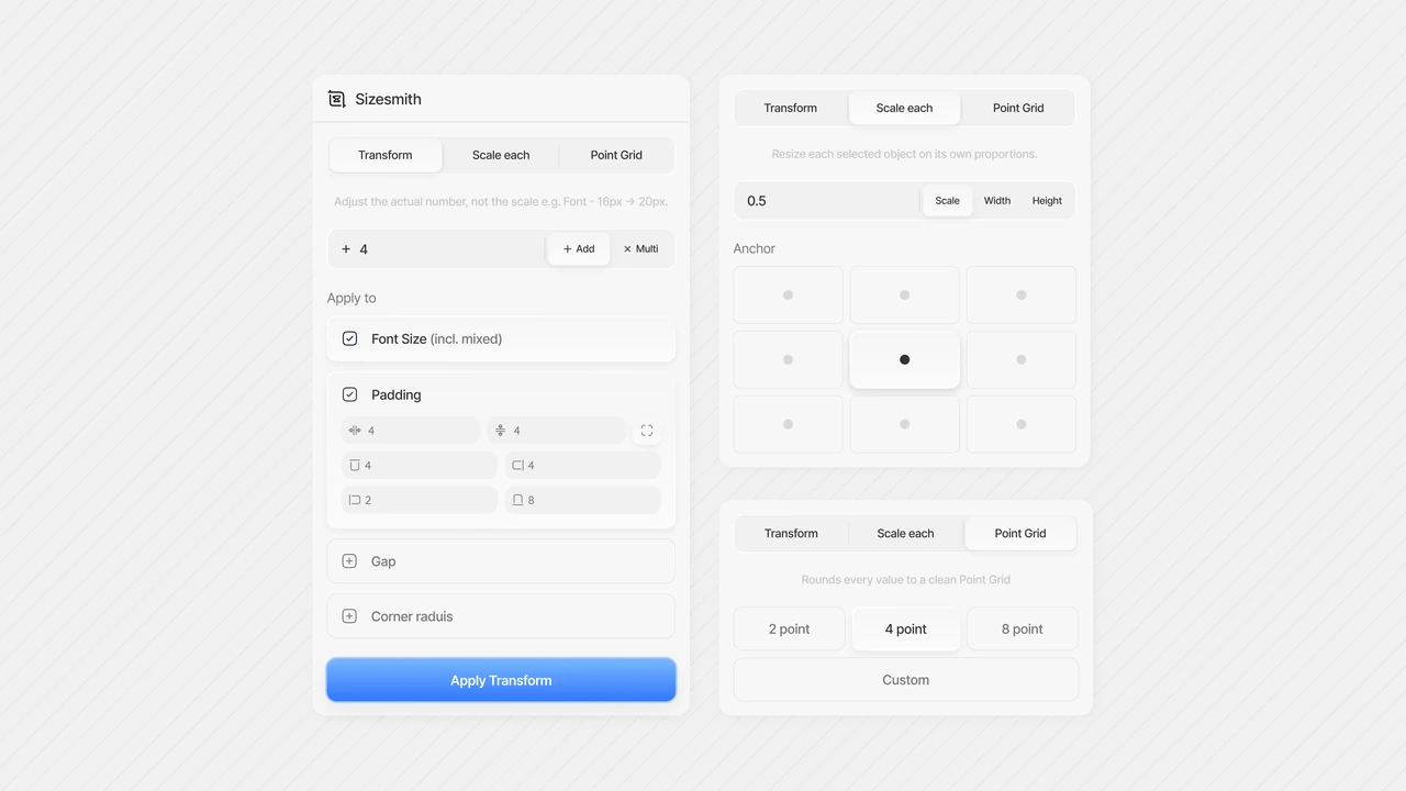 Sizesmith, a Figma plugin