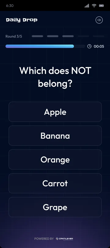 A which does not belong round listing several items to pick the odd one out.