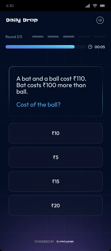 A bat and ball round: a bat and ball cost a hundred and ten, the bat costs a hundred more.